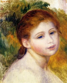 Pierre Auguste Renoir : Head of a Woman II